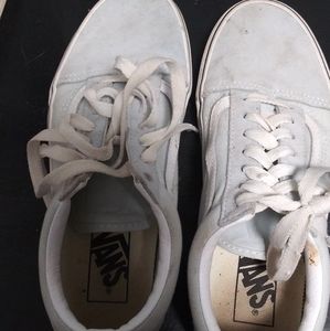 Vans light blue suede